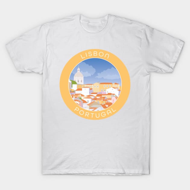 Lisbon Portugal T-Shirt by staceycreek